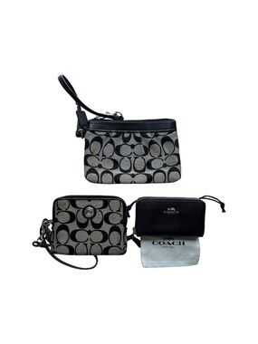 Coach Signature Bundle | Wristlet, Coin Purse & Zip Wallet